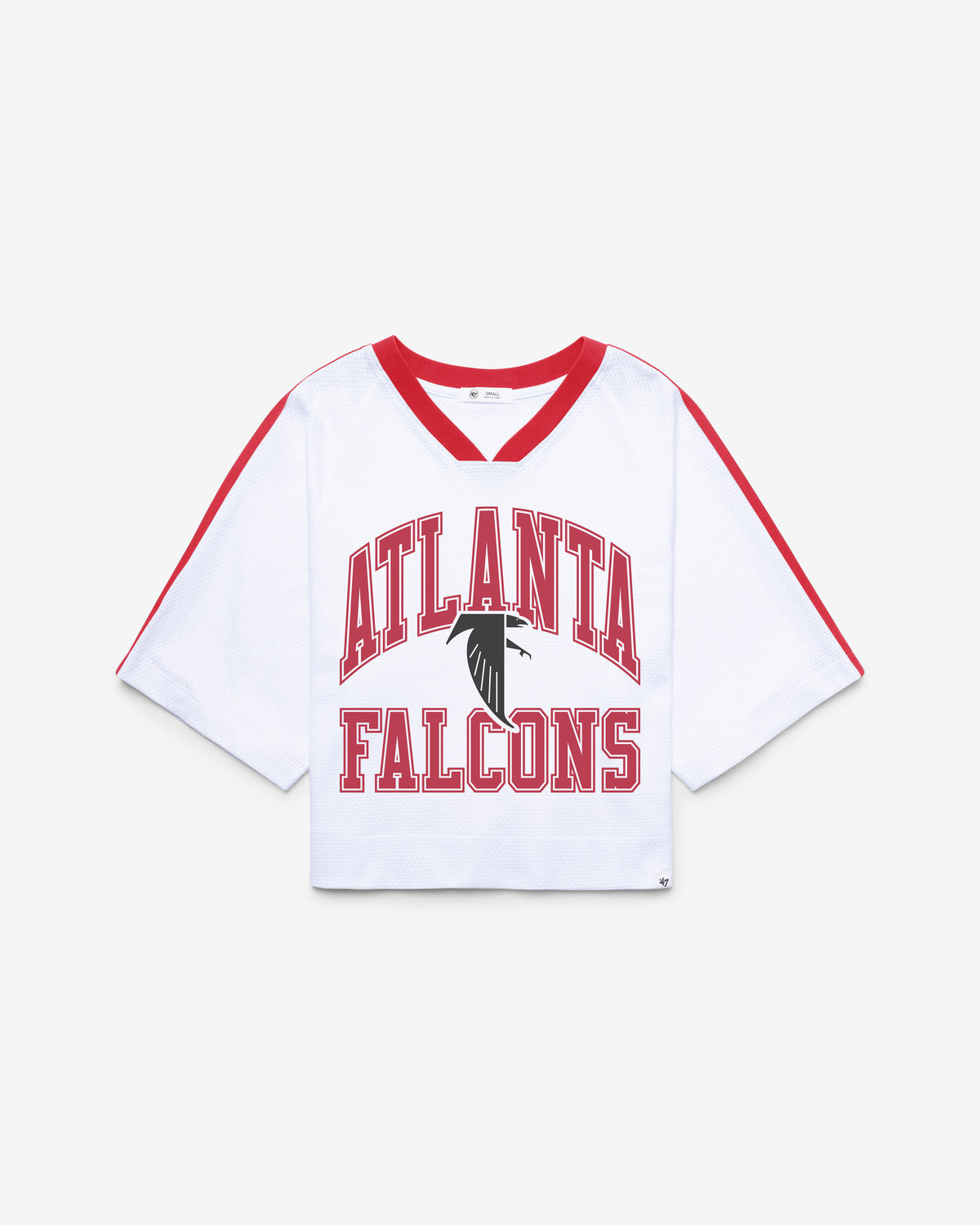 ATLANTA FALCONS HISTORIC BIG OVERARCH '47 WOMEN'S DROP NEEDLE RAGLAN JERSEY
