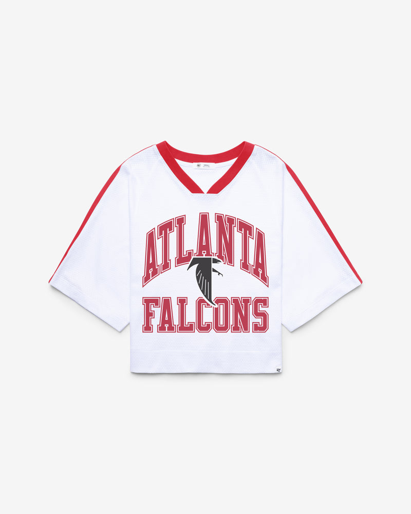 ATLANTA FALCONS HISTORIC BIG OVERARCH '47 WOMEN'S DROP NEEDLE RAGLAN JERSEY