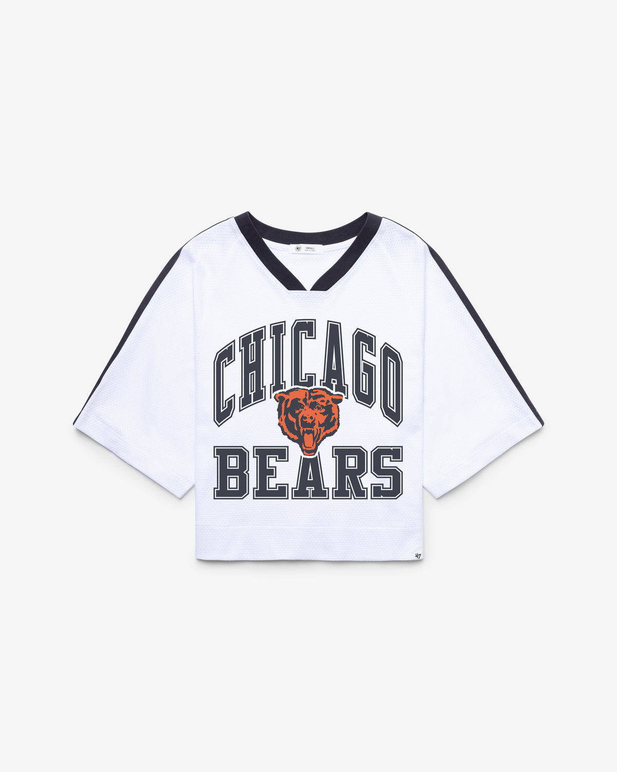 CHICAGO BEARS HISTORIC BIG OVERARCH '47 WOMEN'S DROP NEEDLE RAGLAN JERSEY