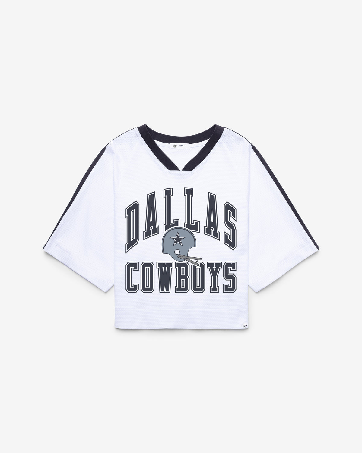 DALLAS COWBOYS HISTORIC BIG OVERARCH '47 WOMEN'S DROP NEEDLE RAGLAN JERSEY
