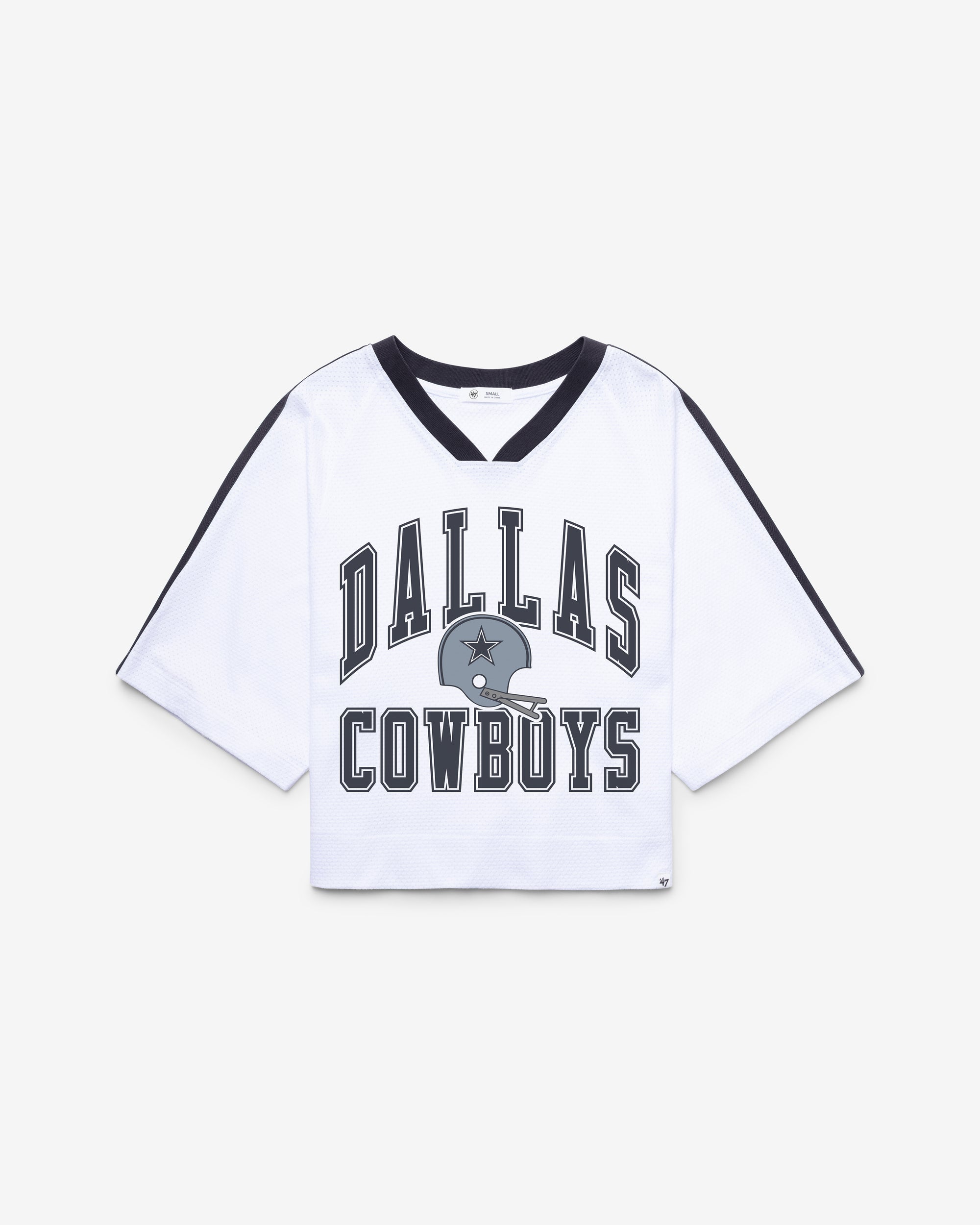 DALLAS COWBOYS HISTORIC BIG OVERARCH '47 WOMEN'S DROP NEEDLE RAGLAN JERSEY