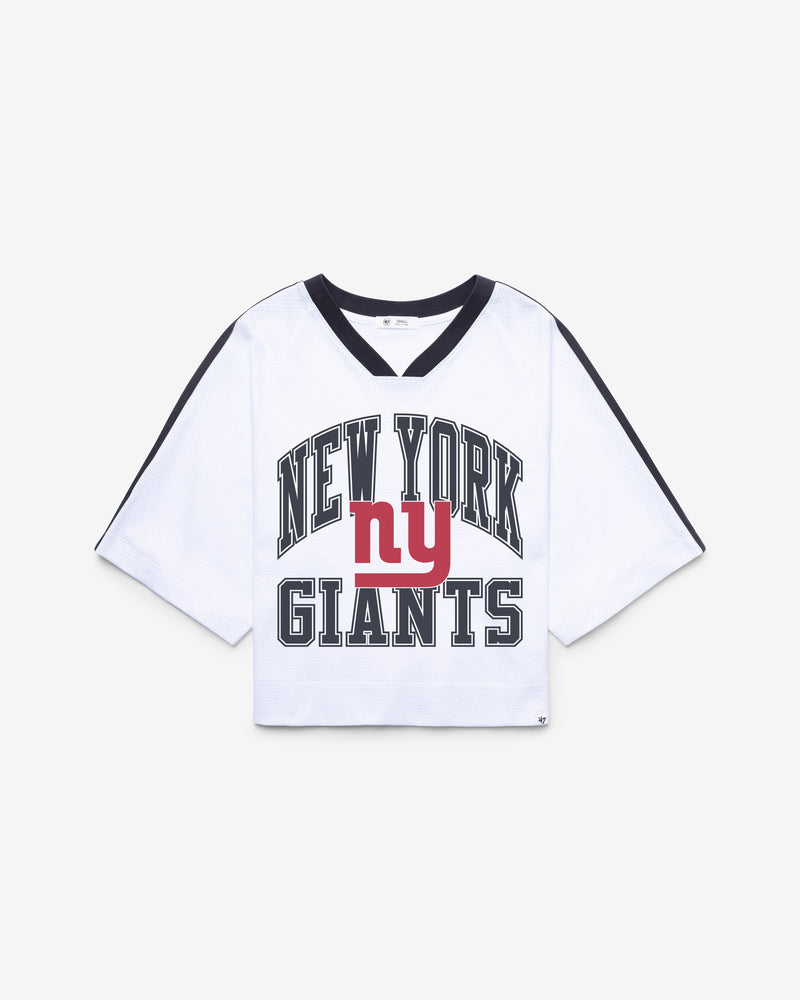 NEW YORK GIANTS HISTORIC BIG OVERARCH '47 WOMEN'S DROP NEEDLE RAGLAN JERSEY