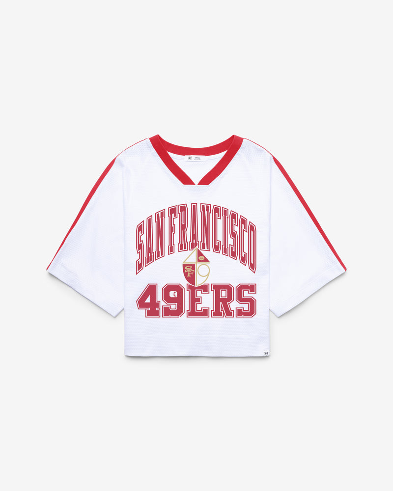 SAN FRANCISCO 49ERS HISTORIC BIG OVERARCH '47 WOMEN'S DROP NEEDLE RAGLAN JERSEY