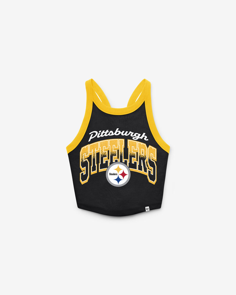 PITTSBURGH STEELERS SHIMMER SHADOW '47 WOMEN'S SPORTY TANK
