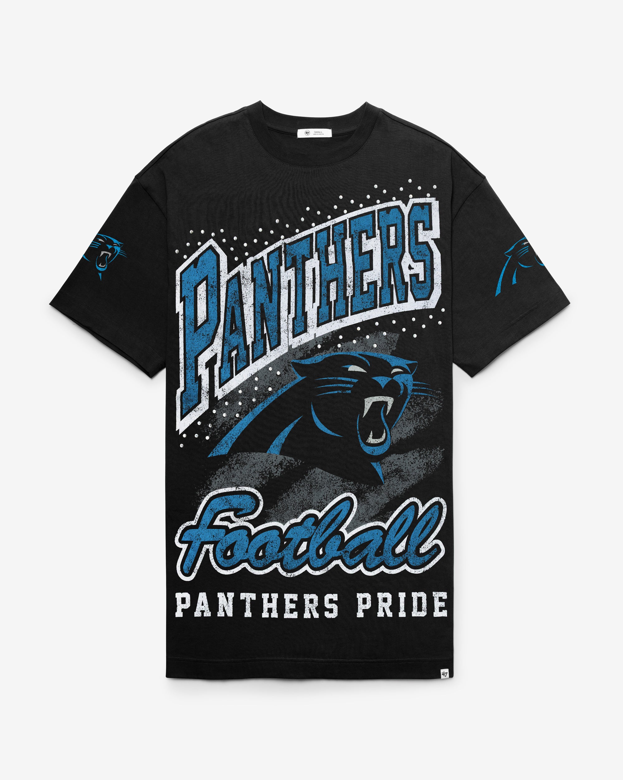 CAROLINA PANTHERS GEMSTONE SWASH '47 WOMEN'S T-SHIRT DRESS