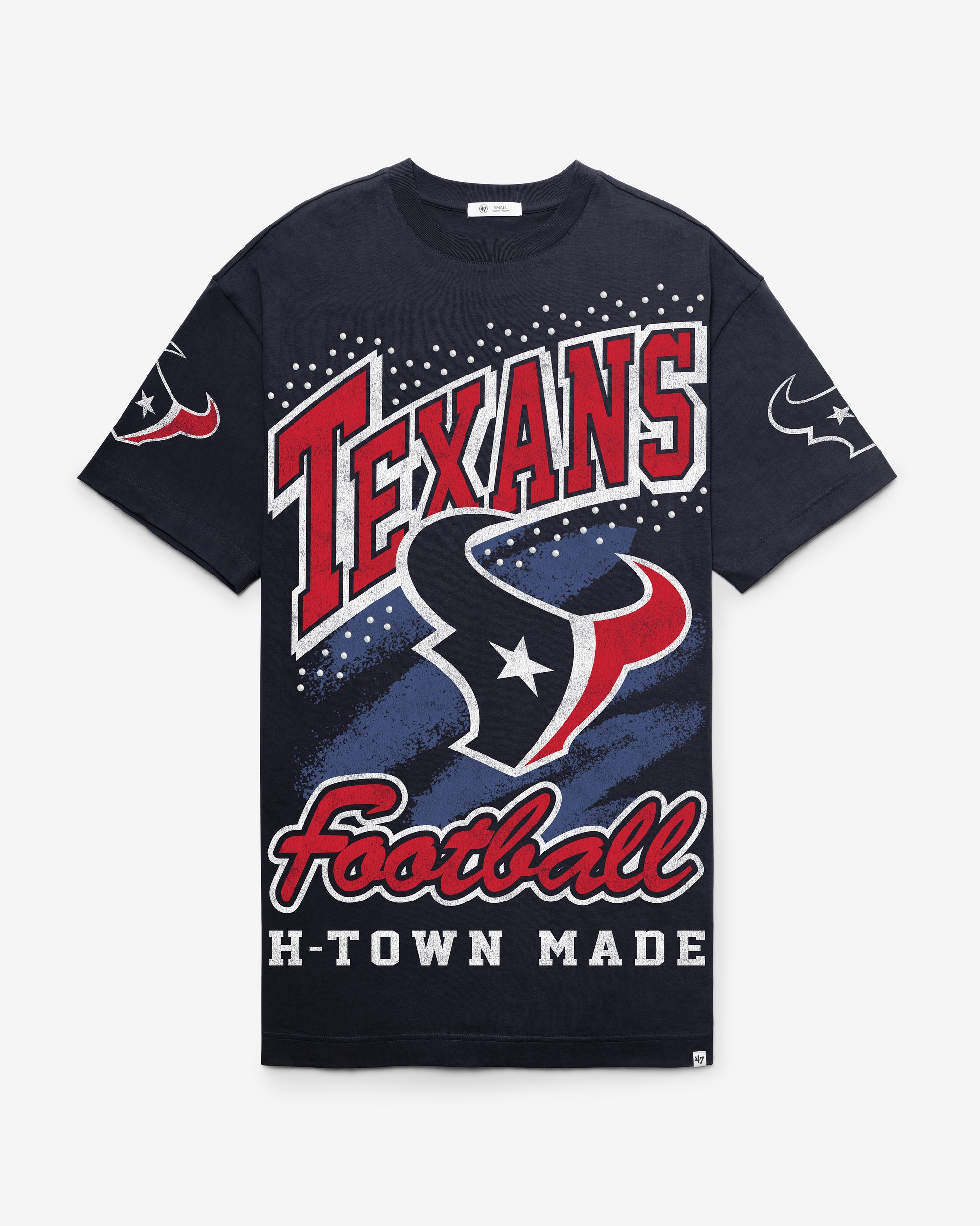 HOUSTON TEXANS GEMSTONE SWASH '47 WOMEN'S T-SHIRT DRESS