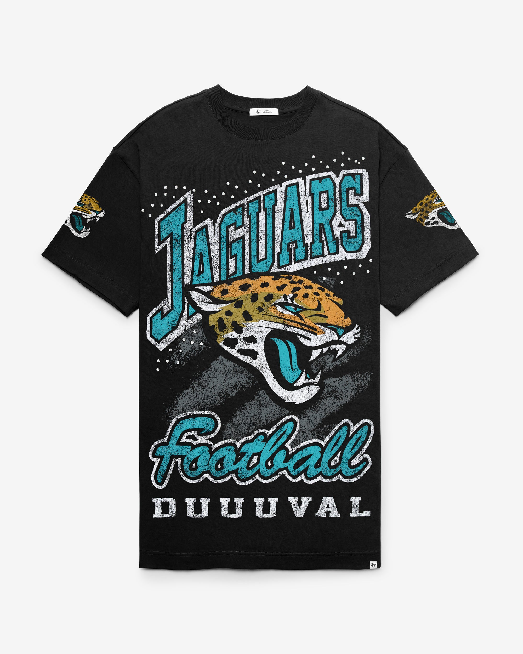 JACKSONVILLE JAGUARS GEMSTONE SWASH '47 WOMEN'S T-SHIRT DRESS