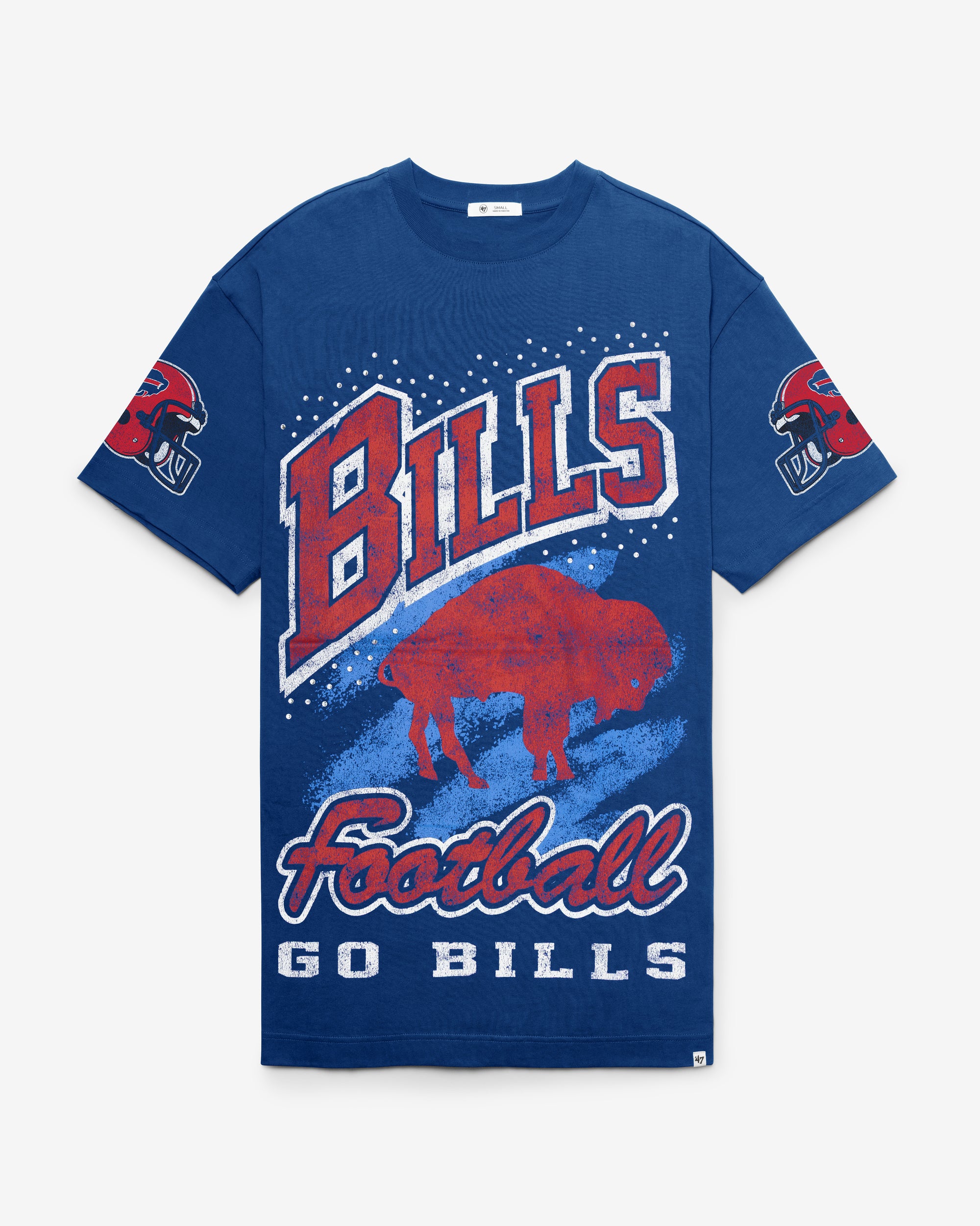 BUFFALO BILLS HISTORIC GEMSTONE SWASH '47 WOMEN'S T-SHIRT DRESS