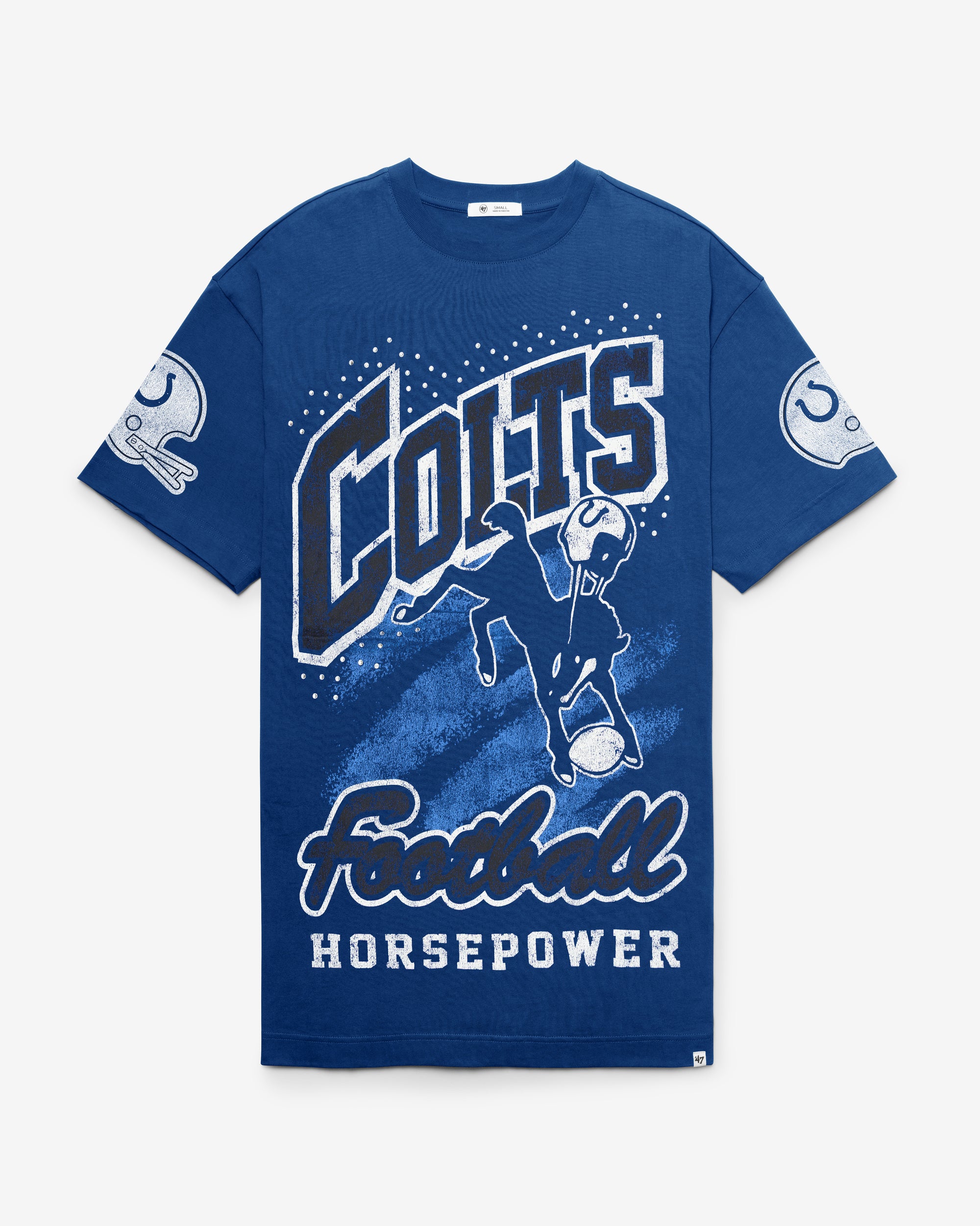 INDIANAPOLIS COLTS HISTORIC GEMSTONE SWASH '47 WOMEN'S T-SHIRT DRESS