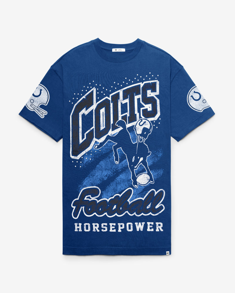 INDIANAPOLIS COLTS HISTORIC GEMSTONE SWASH '47 WOMEN'S T-SHIRT DRESS
