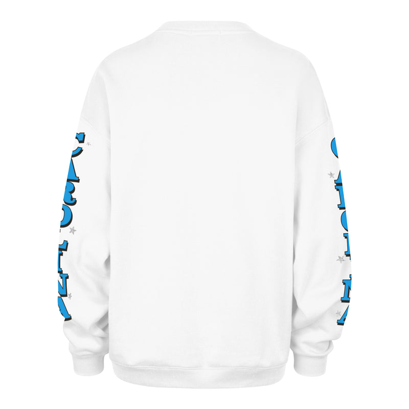 CAROLINA PANTHERS THUNDEROUS '47 WOMEN'S OVERSIZED CREW