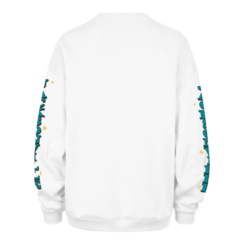JACKSONVILLE JAGUARS THUNDEROUS '47 WOMEN'S OVERSIZED CREW