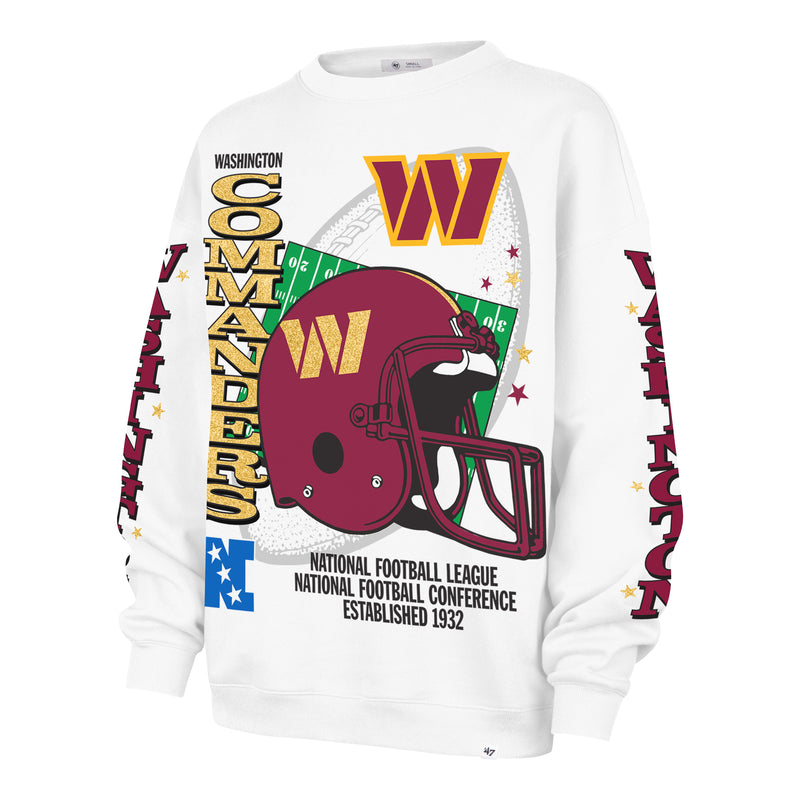WASHINGTON COMMANDERS THUNDEROUS '47 WOMEN'S OVERSIZED CREW