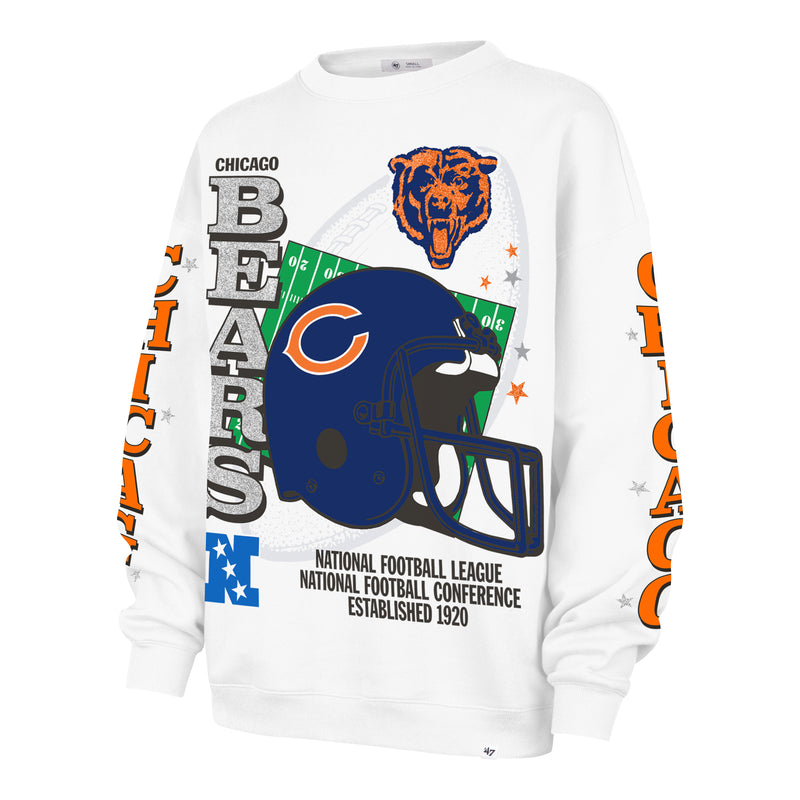 CHICAGO BEARS HISTORIC THUNDEROUS '47 WOMEN'S OVERSIZED CREW