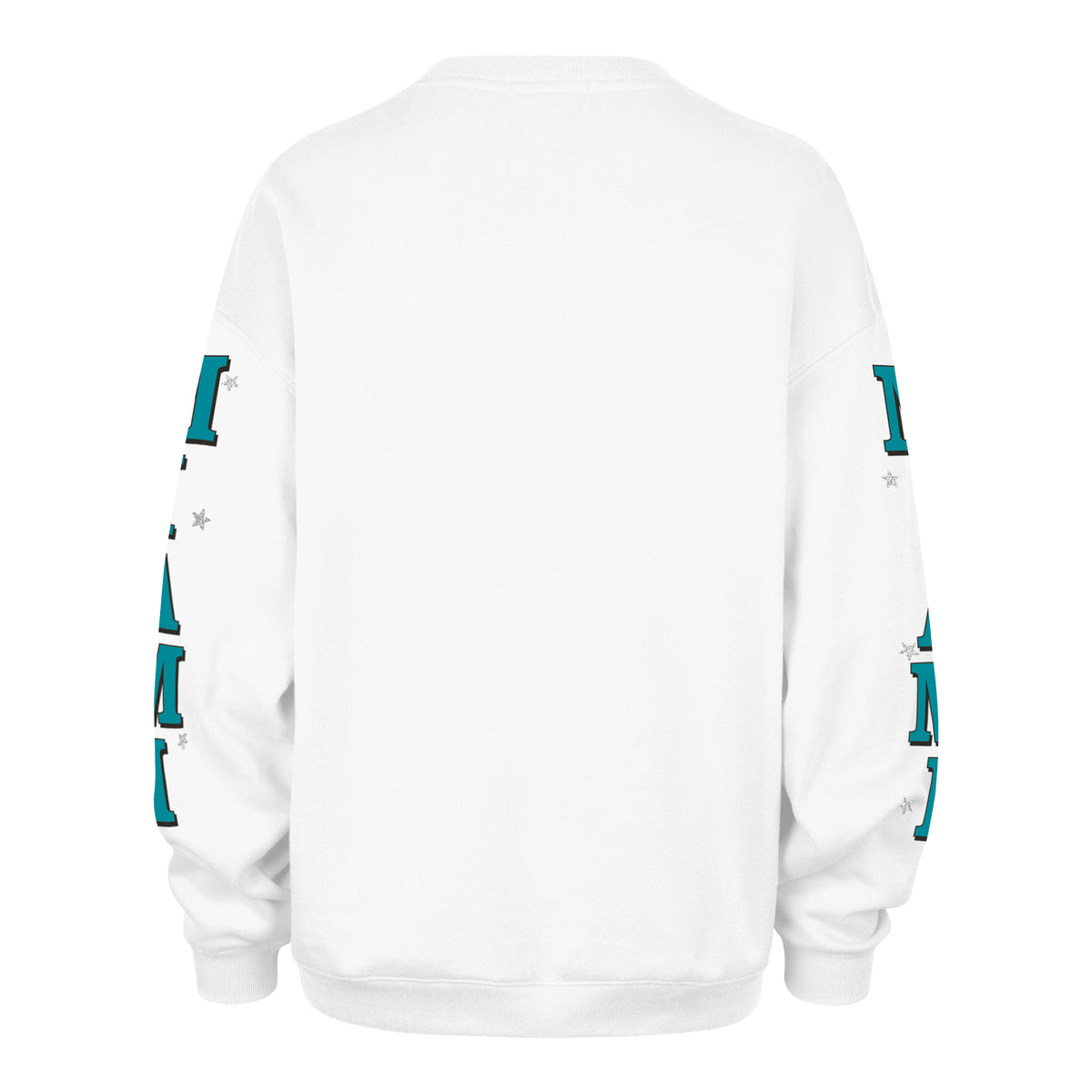MIAMI DOLPHINS HISTORIC THUNDEROUS '47 WOMEN'S OVERSIZED CREW