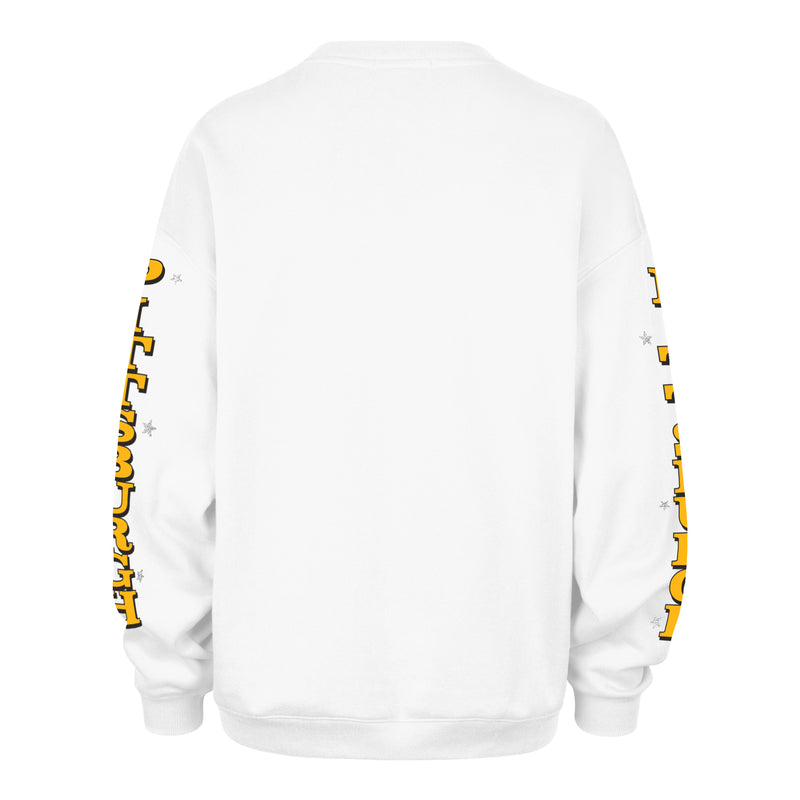 PITTSBURGH STEELERS HISTORIC THUNDEROUS '47 WOMEN'S OVERSIZED CREW