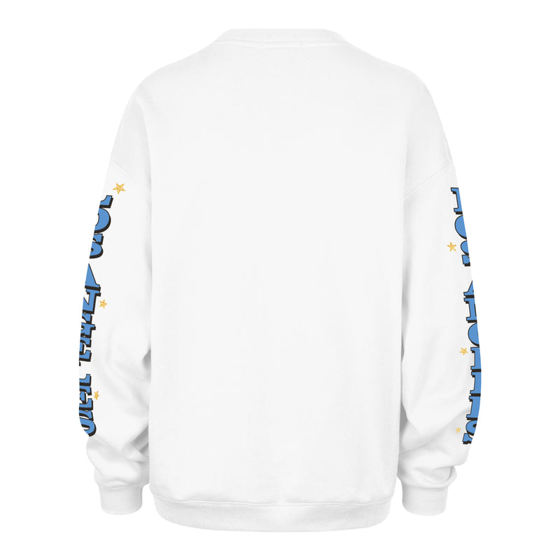 LOS ANGELES CHARGERS HISTORIC THUNDEROUS '47 WOMEN'S OVERSIZED CREW