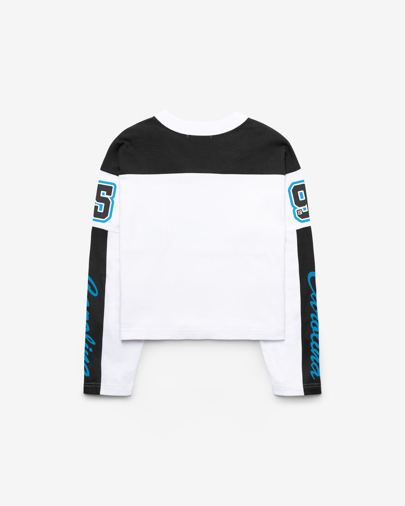 CAROLINA PANTHERS EXCLAMATION '47 WOMEN'S METRO JERSEY TEE