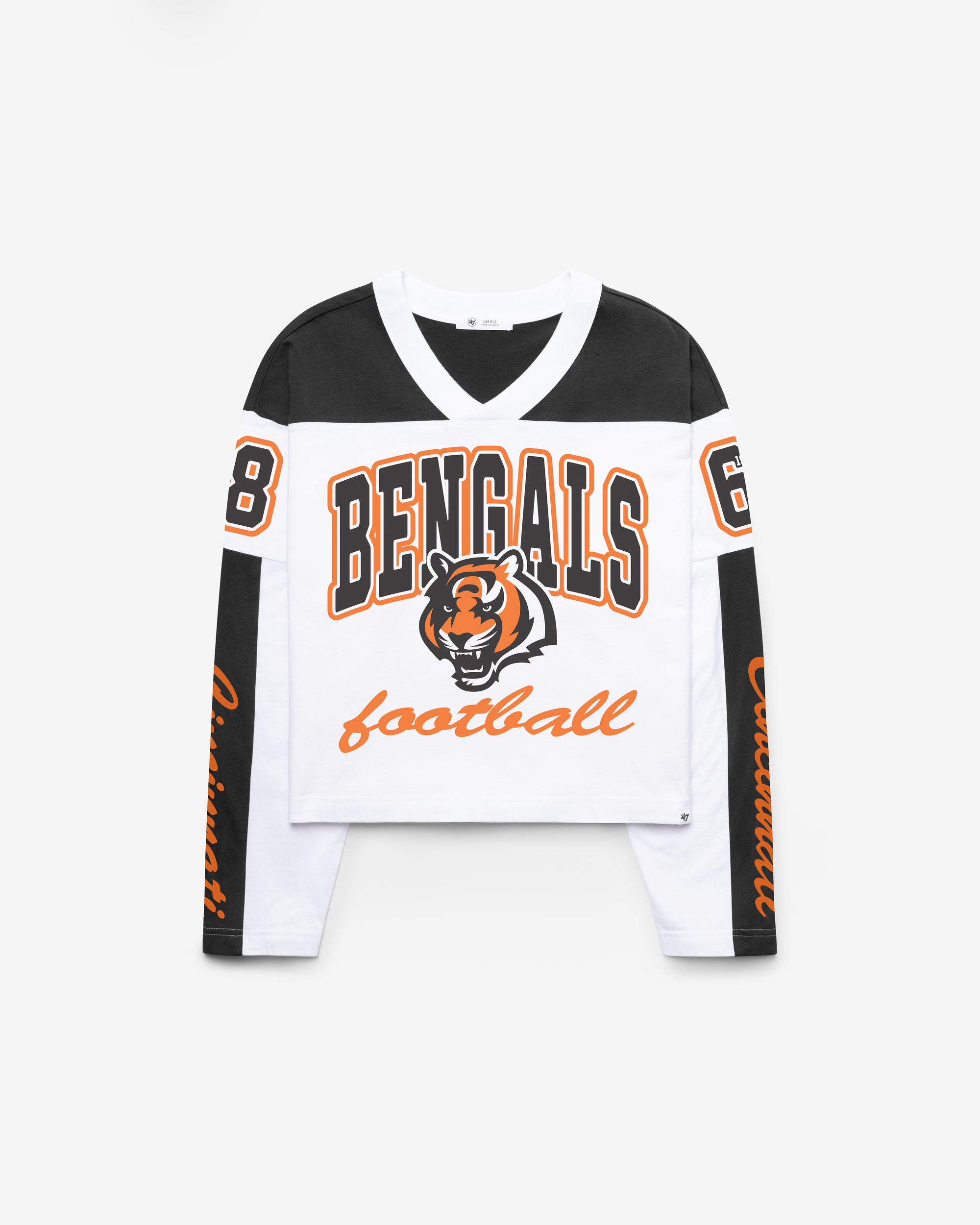 CINCINNATI BENGALS EXCLAMATION '47 WOMEN'S METRO JERSEY TEE