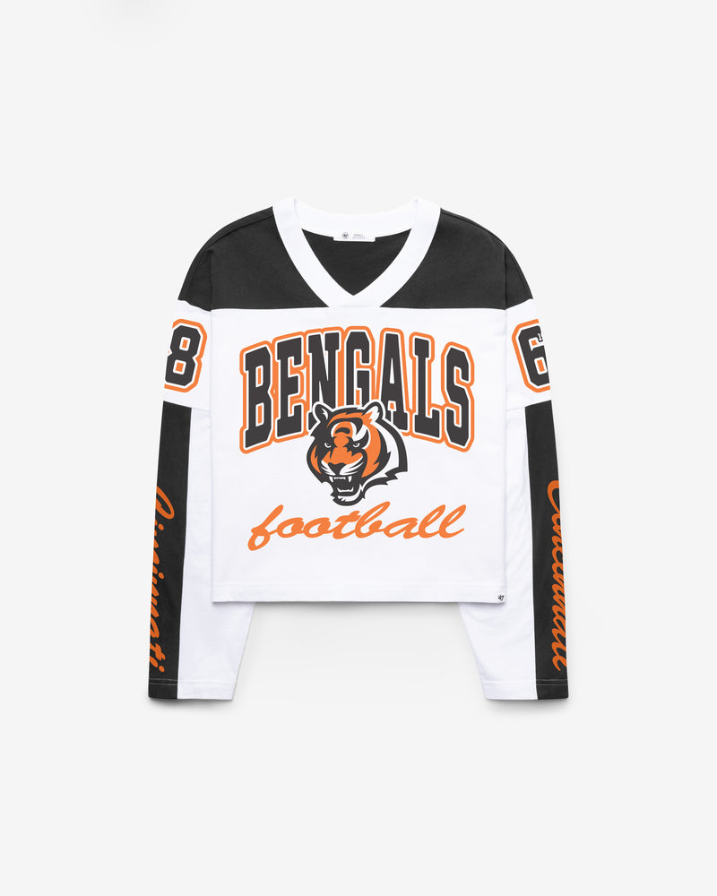 CINCINNATI BENGALS EXCLAMATION '47 WOMEN'S METRO JERSEY TEE