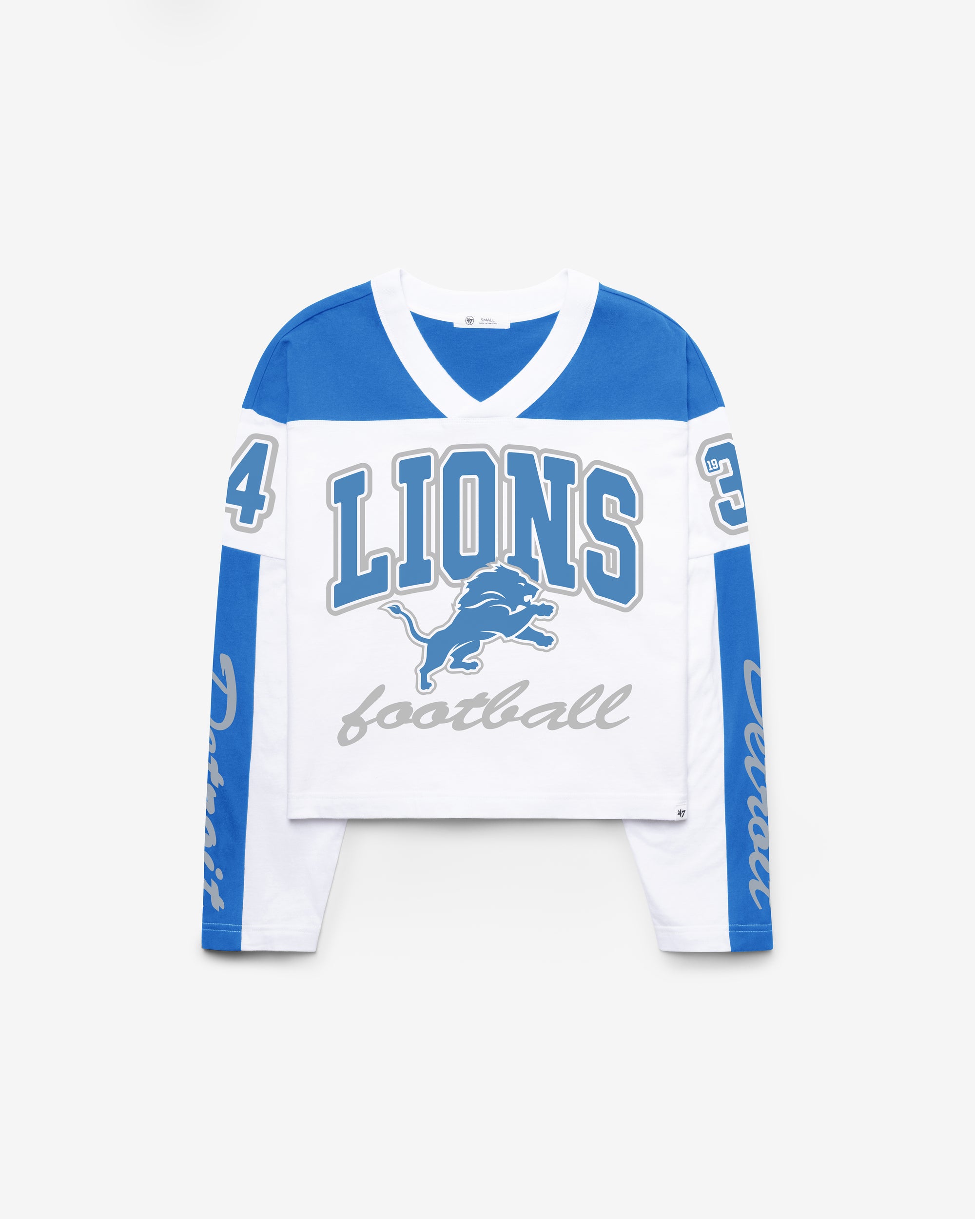 DETROIT LIONS EXCLAMATION '47 WOMEN'S METRO JERSEY TEE