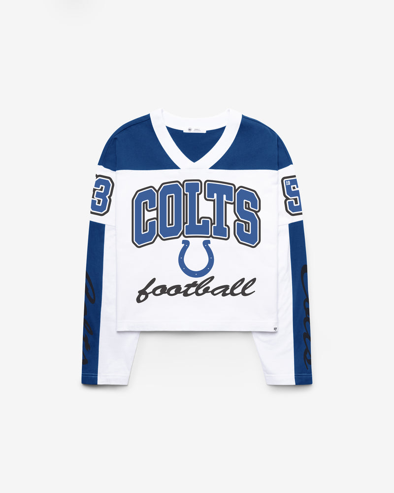 INDIANAPOLIS COLTS EXCLAMATION '47 WOMEN'S METRO JERSEY TEE