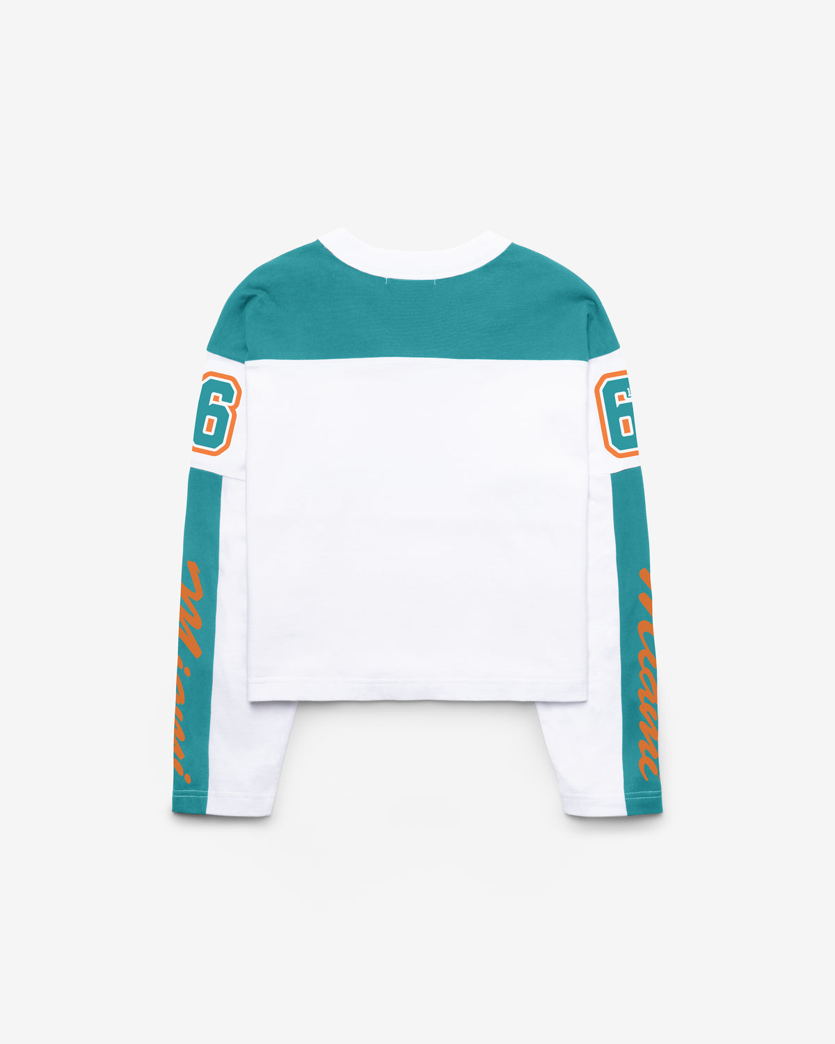 MIAMI DOLPHINS EXCLAMATION '47 WOMEN'S METRO JERSEY TEE