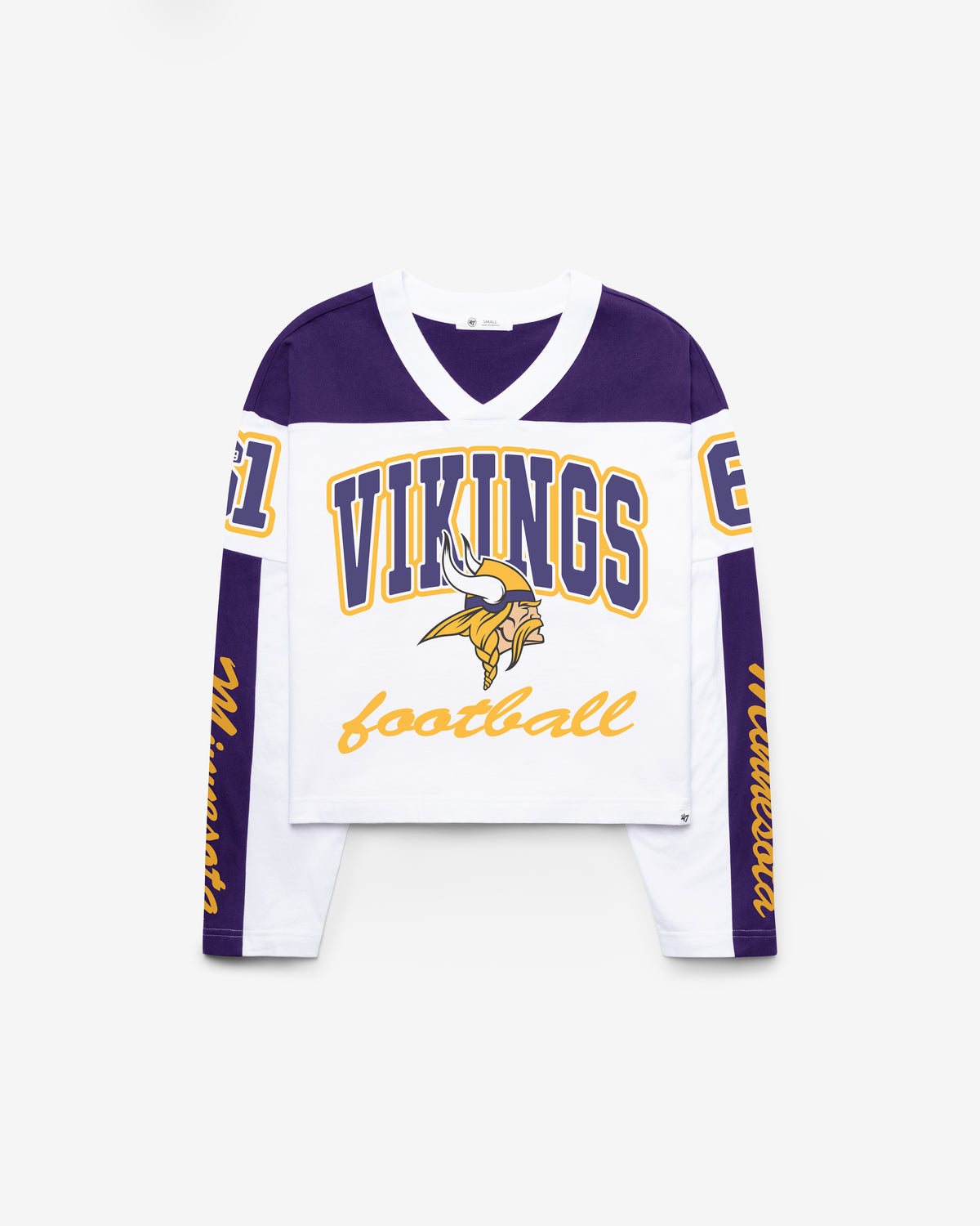 MINNESOTA VIKINGS EXCLAMATION '47 WOMEN'S METRO JERSEY TEE