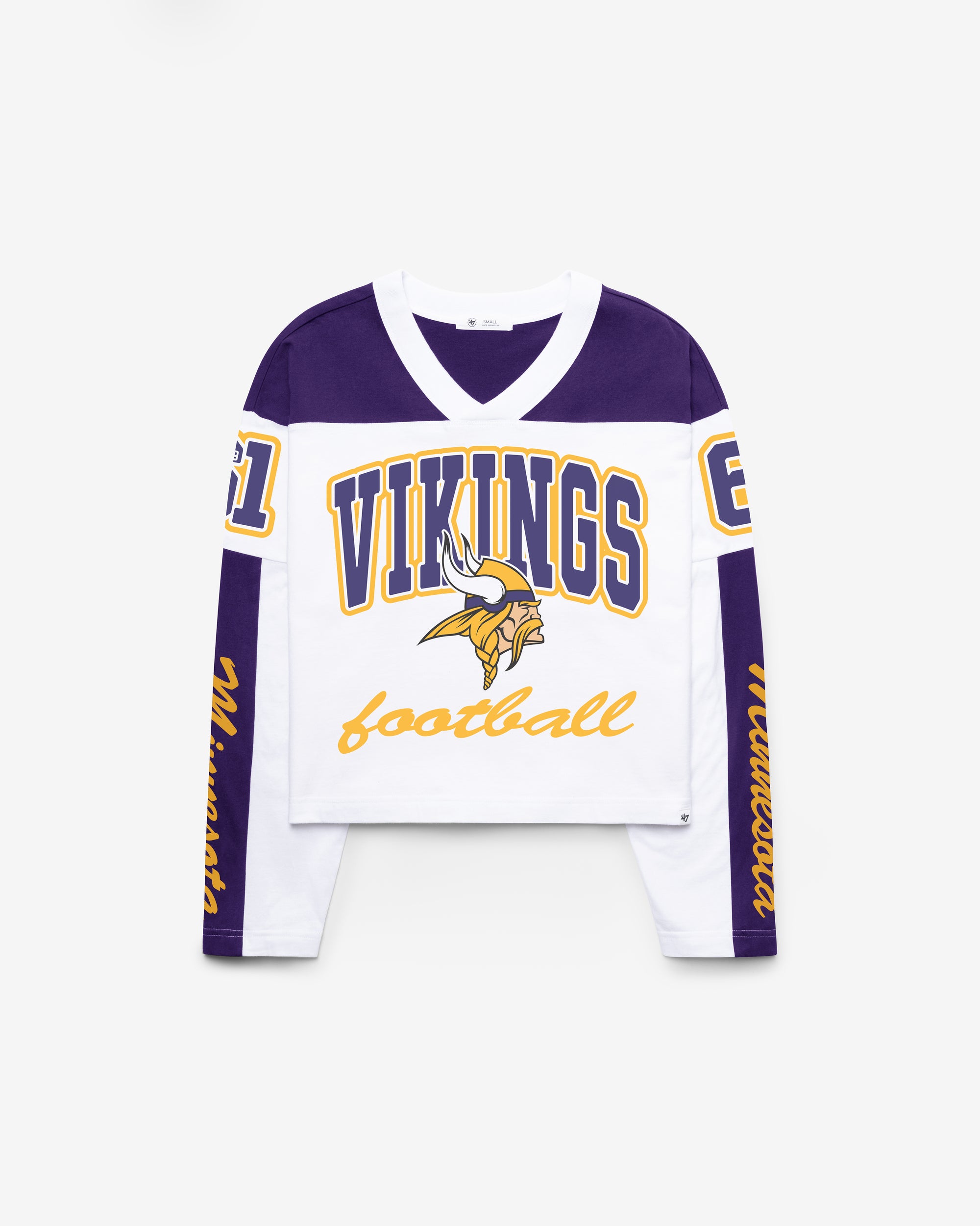 MINNESOTA VIKINGS EXCLAMATION '47 WOMEN'S METRO JERSEY TEE