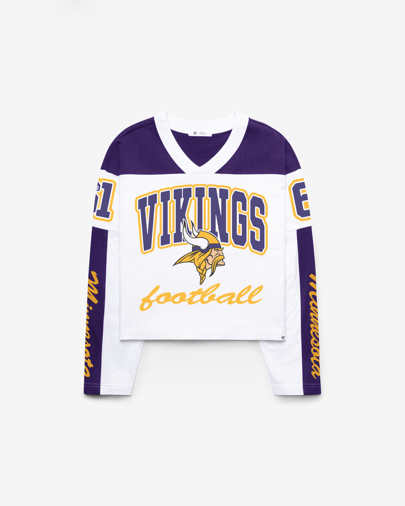 MINNESOTA VIKINGS EXCLAMATION '47 WOMEN'S METRO JERSEY TEE