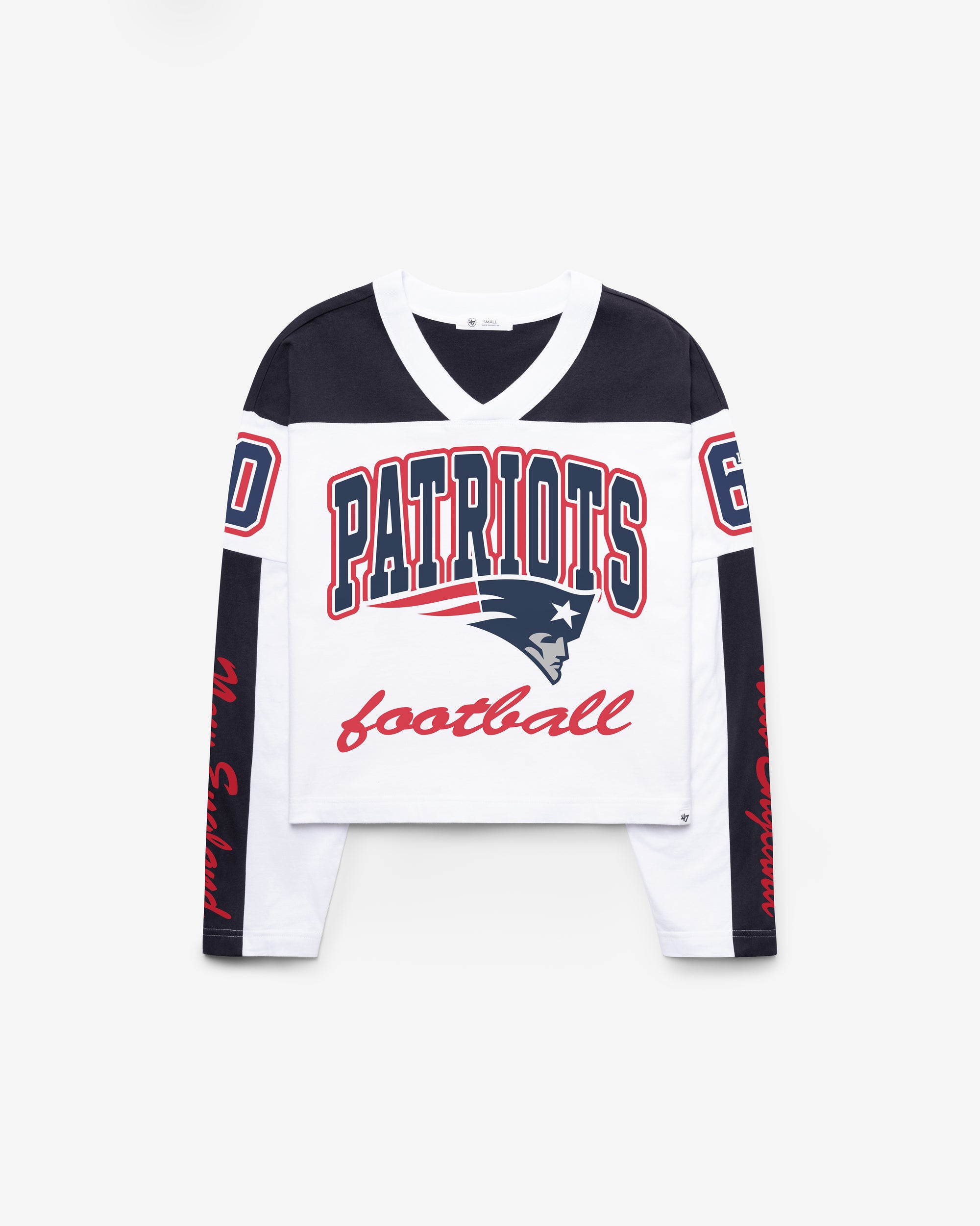 NEW ENGLAND PATRIOTS EXCLAMATION '47 WOMEN'S METRO JERSEY TEE
