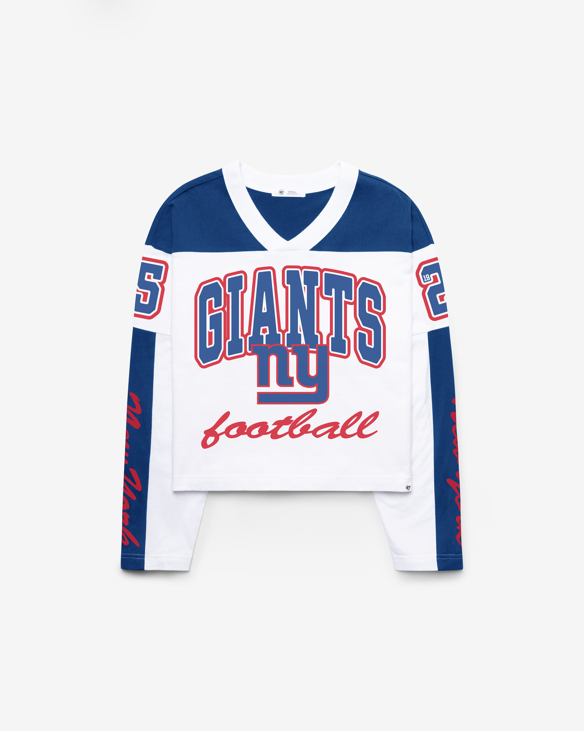 NEW YORK GIANTS EXCLAMATION '47 WOMEN'S METRO JERSEY TEE
