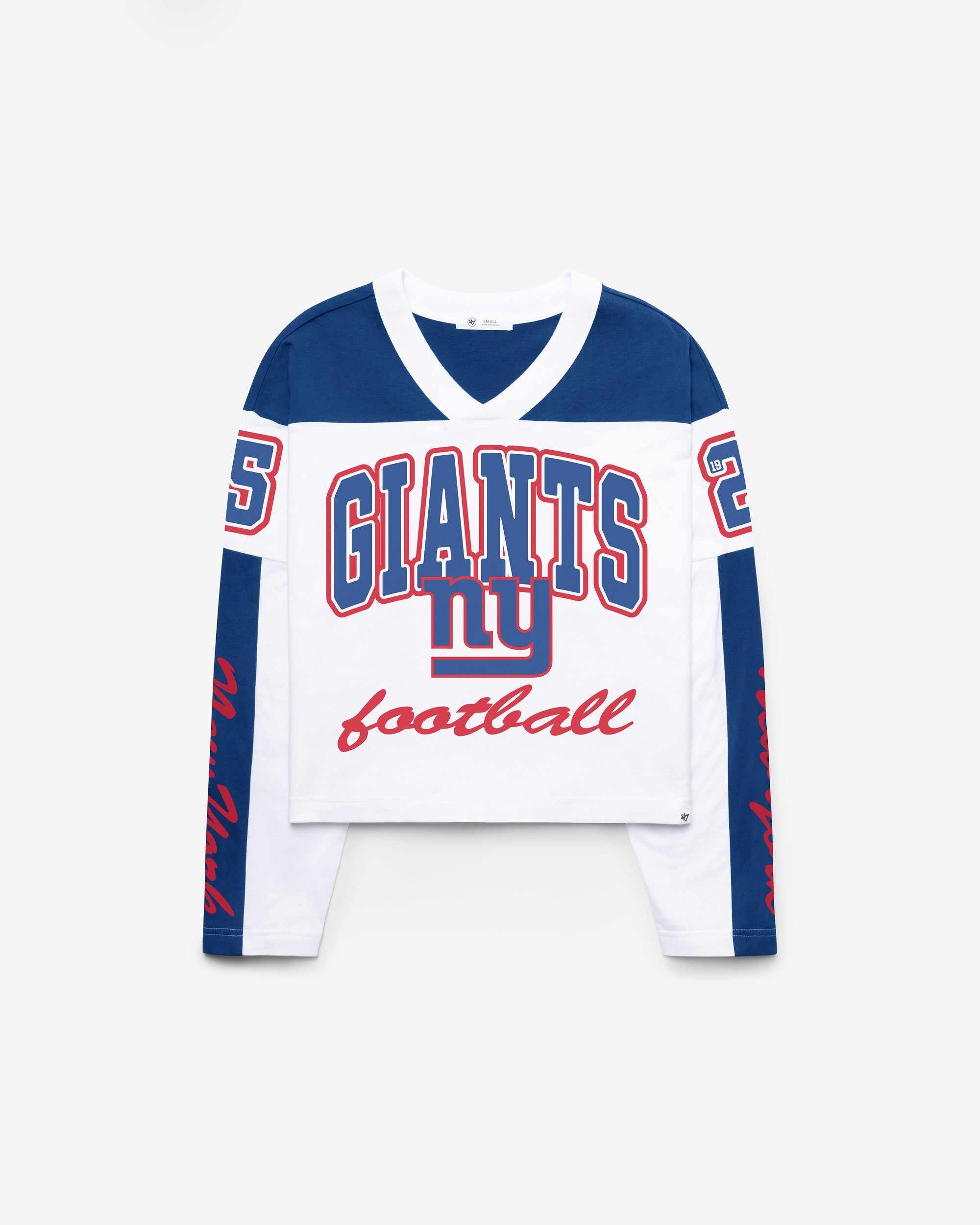 NEW YORK GIANTS EXCLAMATION '47 WOMEN'S METRO JERSEY TEE