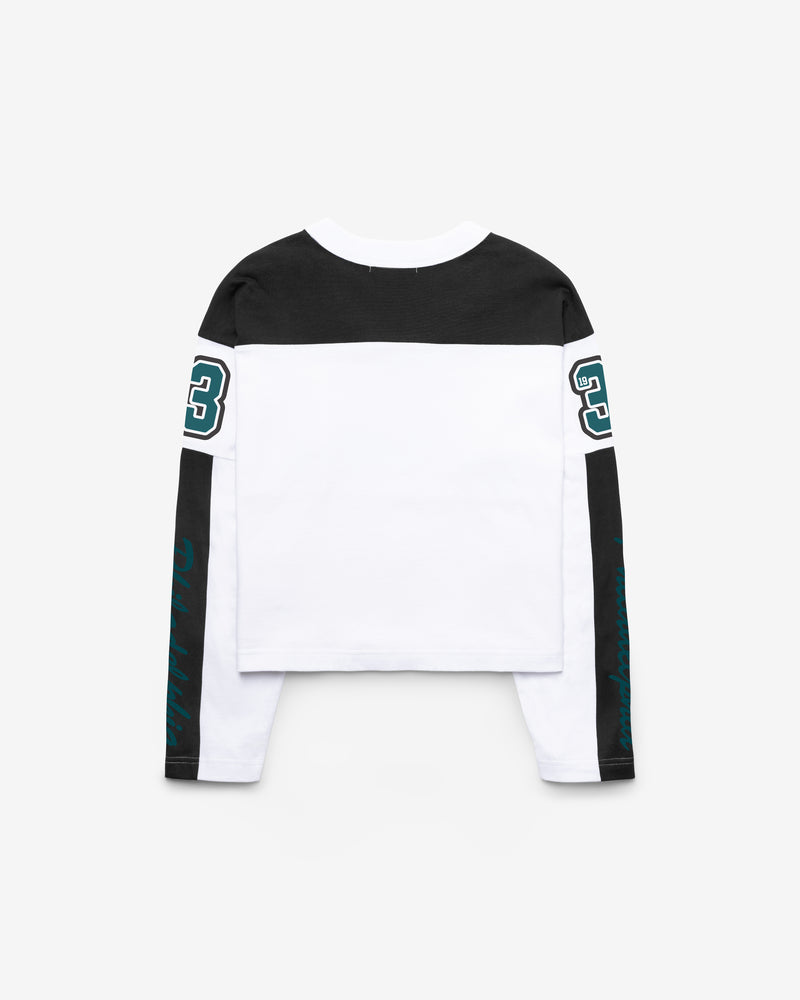 PHILADELPHIA EAGLES EXCLAMATION '47 WOMEN'S METRO JERSEY TEE