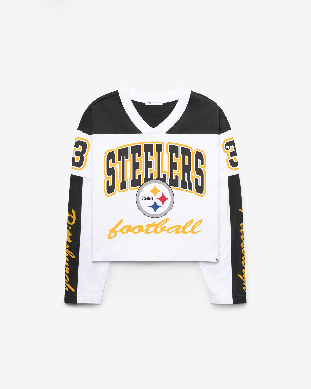 PITTSBURGH STEELERS EXCLAMATION '47 WOMEN'S METRO JERSEY TEE