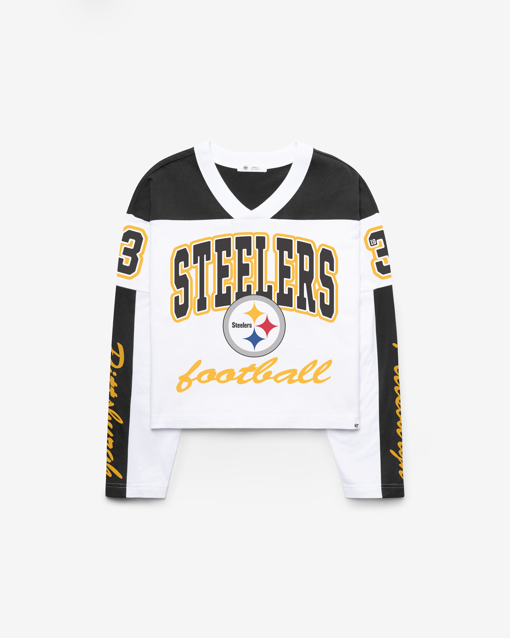 PITTSBURGH STEELERS EXCLAMATION '47 WOMEN'S METRO JERSEY TEE