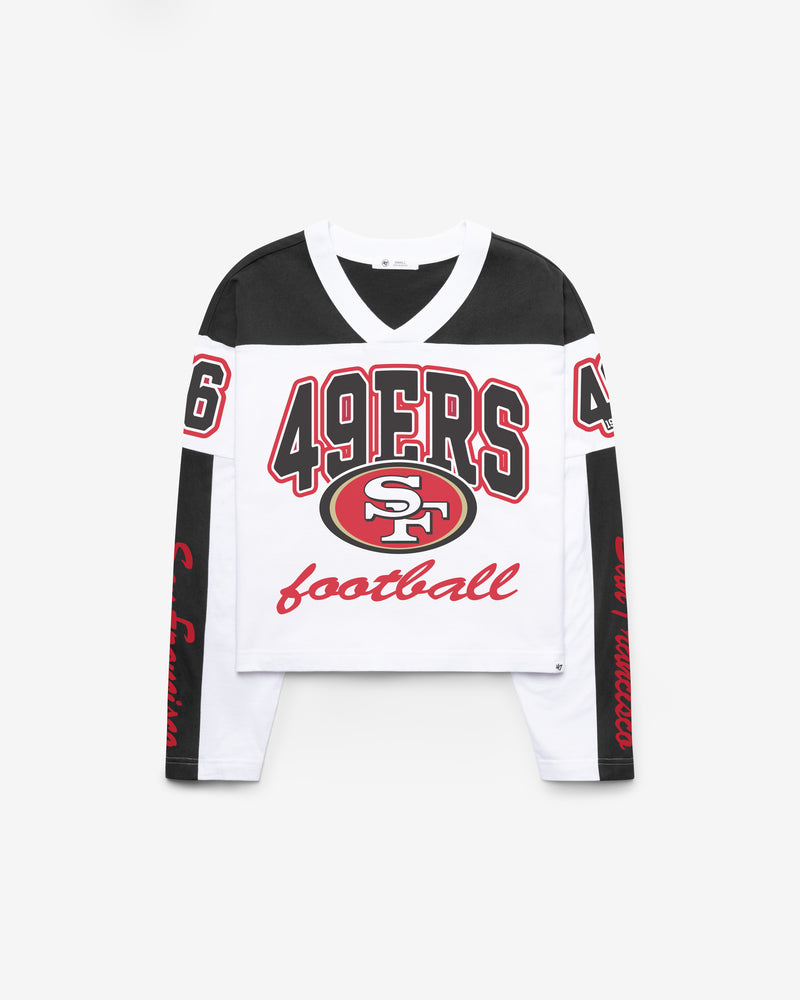 SAN FRANCISCO 49ERS EXCLAMATION '47 WOMEN'S METRO JERSEY TEE
