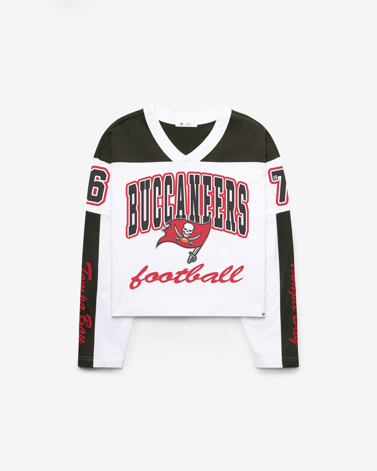 TAMPA BAY BUCCANEERS EXCLAMATION '47 WOMEN'S METRO JERSEY TEE