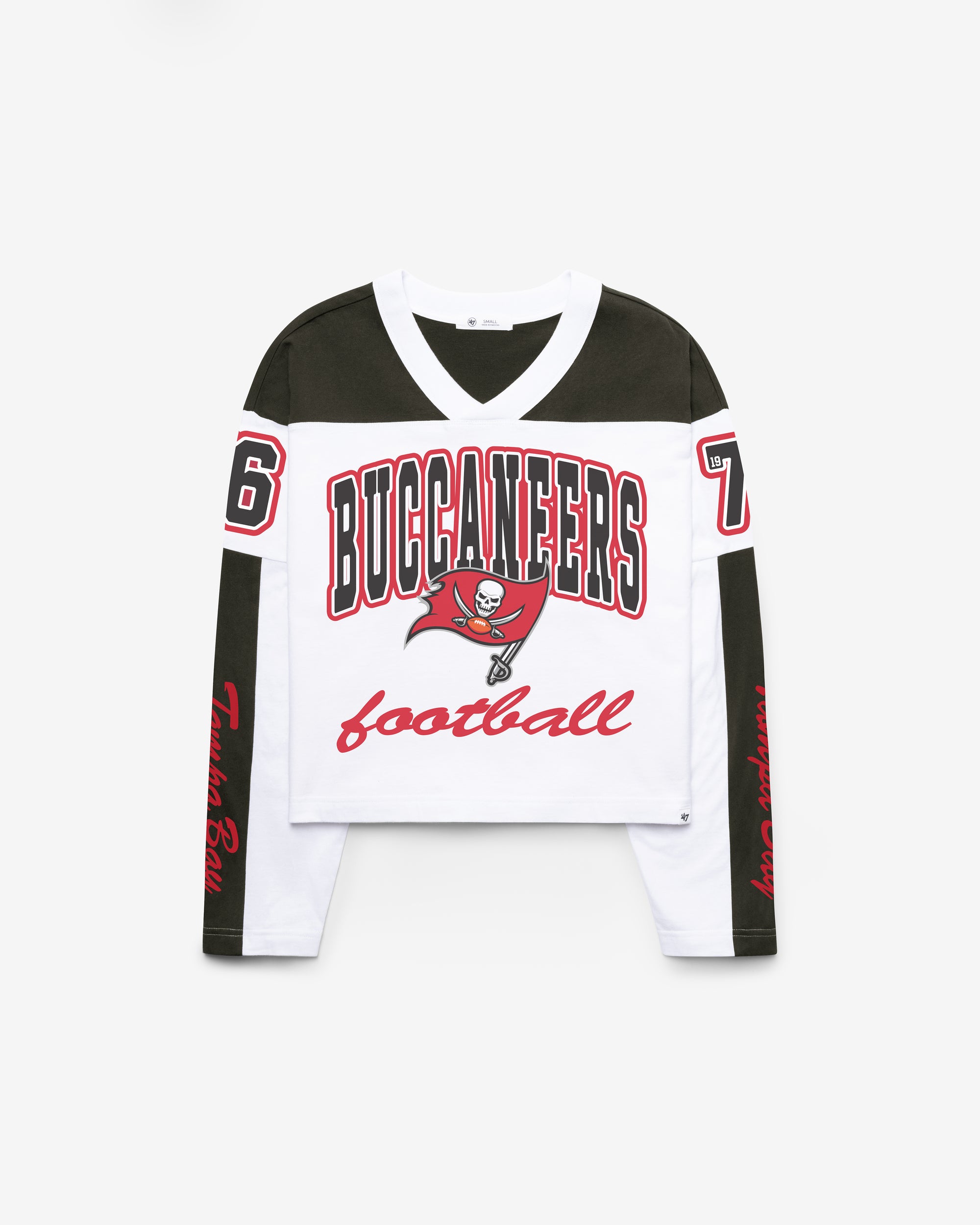 TAMPA BAY BUCCANEERS EXCLAMATION '47 WOMEN'S METRO JERSEY TEE