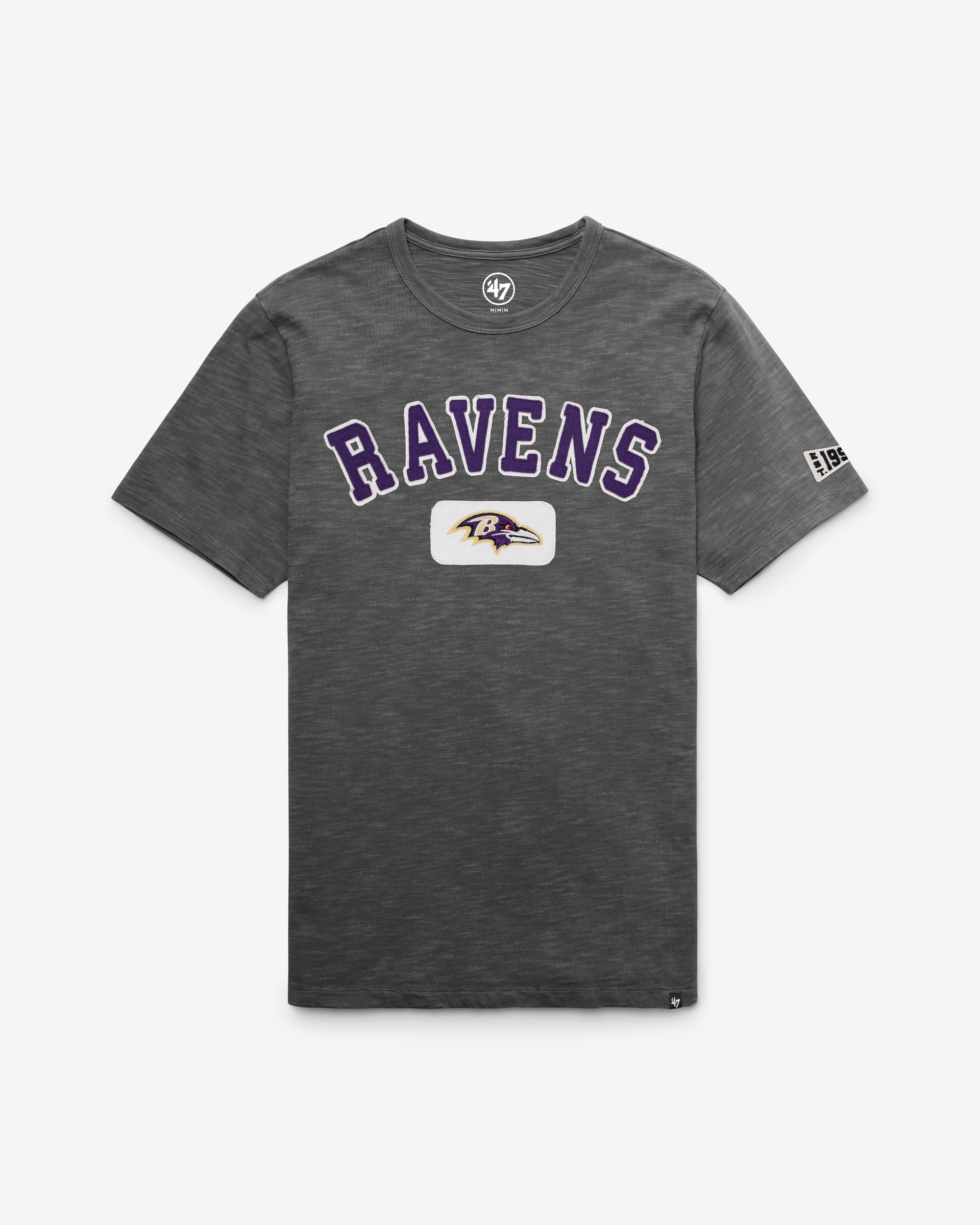 BALTIMORE RAVENS SEYMOORE WELL WORN '47 HEAVY SLUB TEE