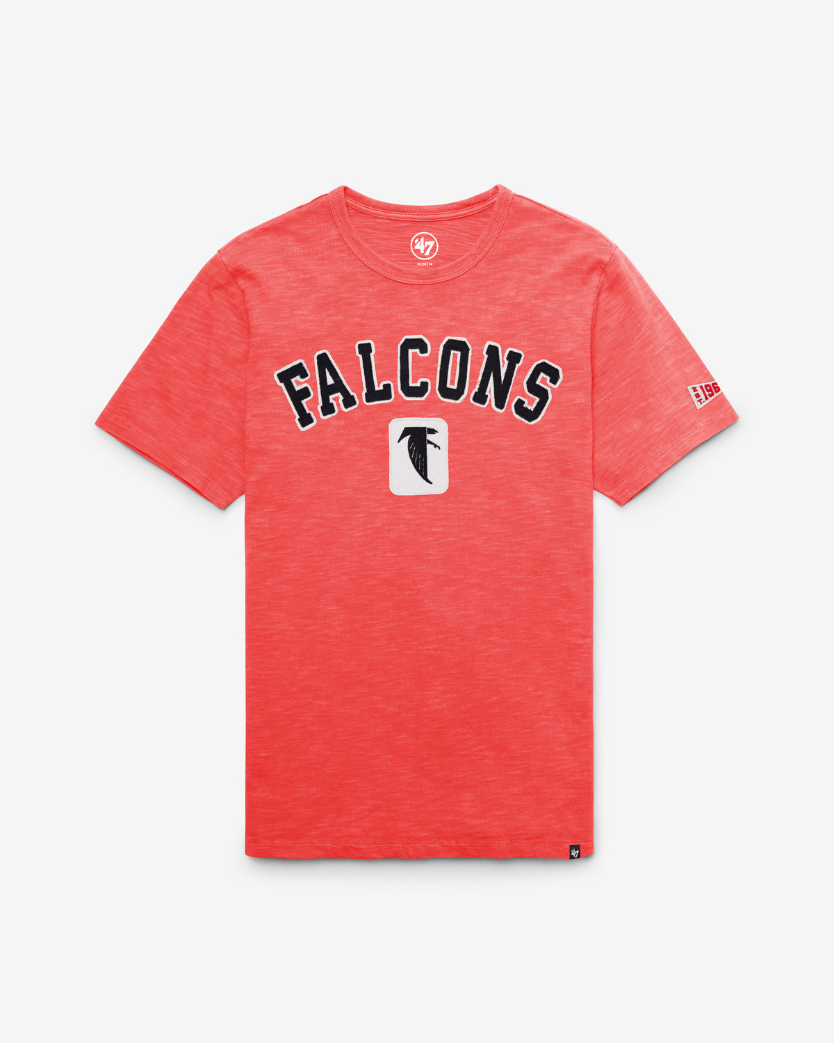 ATLANTA FALCONS HISTORIC SEYMOORE WELL WORN '47 HEAVY SLUB TEE