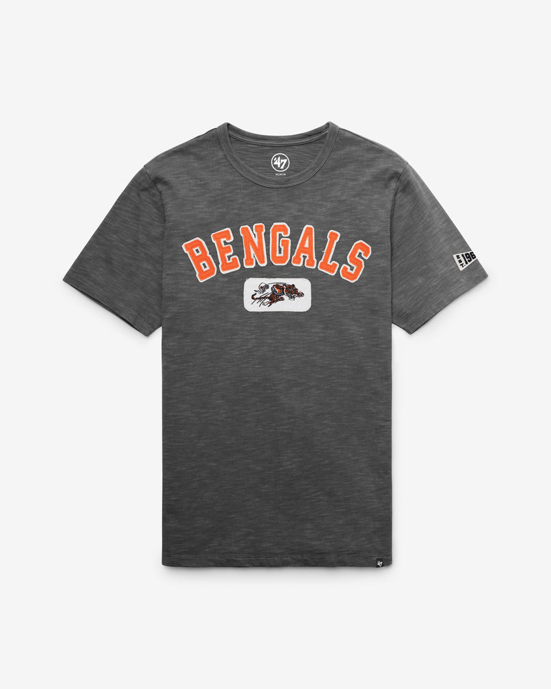 CINCINNATI BENGALS HISTORIC SEYMOORE WELL WORN '47 HEAVY SLUB TEE