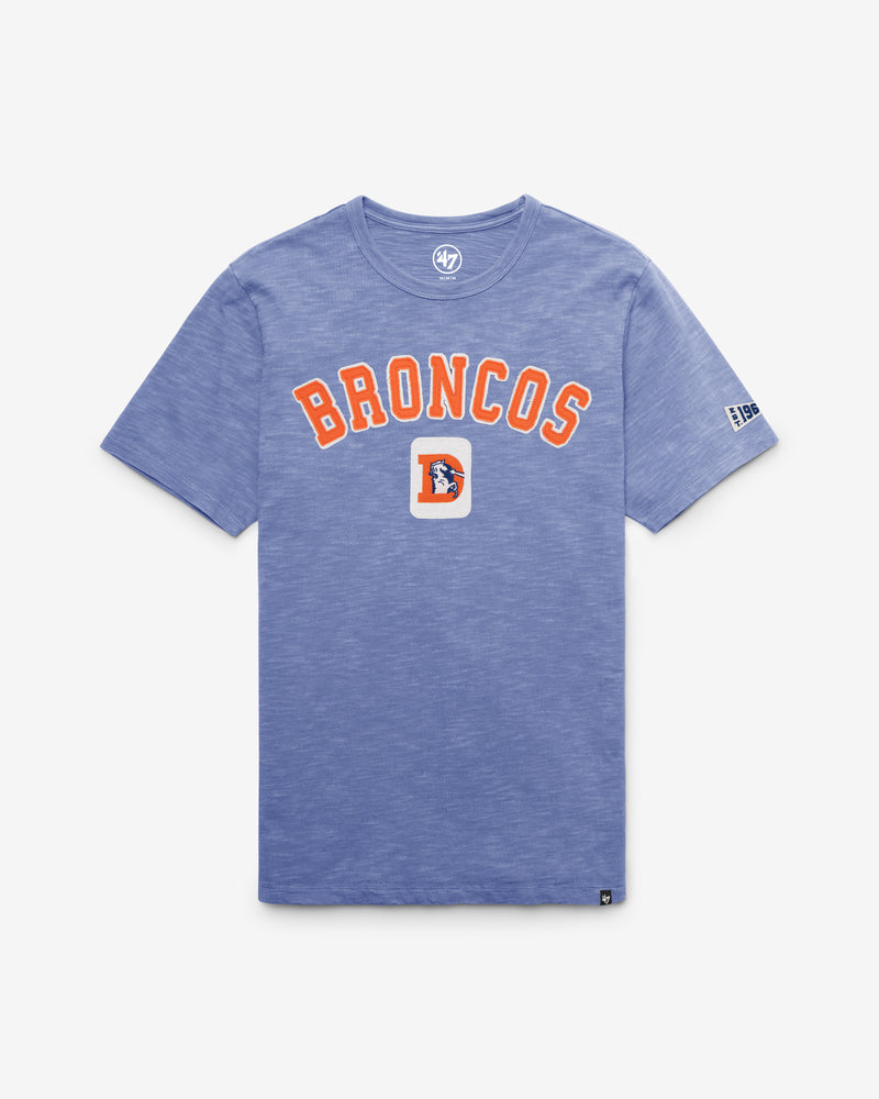 DENVER BRONCOS HISTORIC SEYMOORE WELL WORN '47 HEAVY SLUB TEE