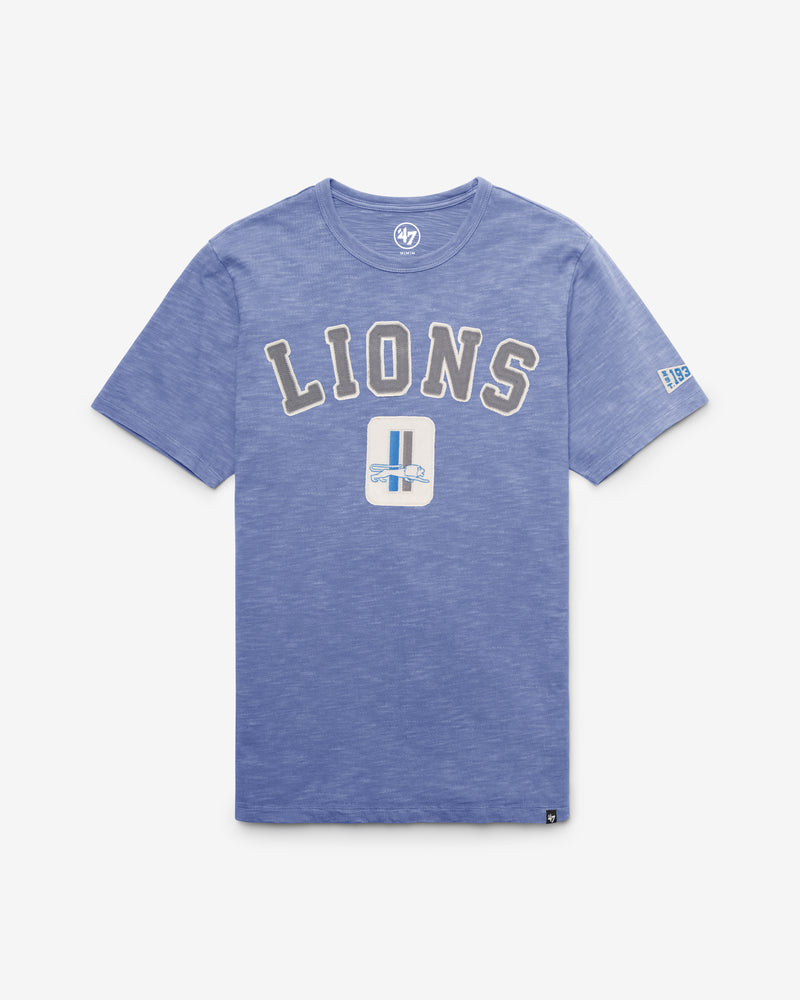 DETROIT LIONS HISTORIC SEYMOORE WELL WORN '47 HEAVY SLUB TEE