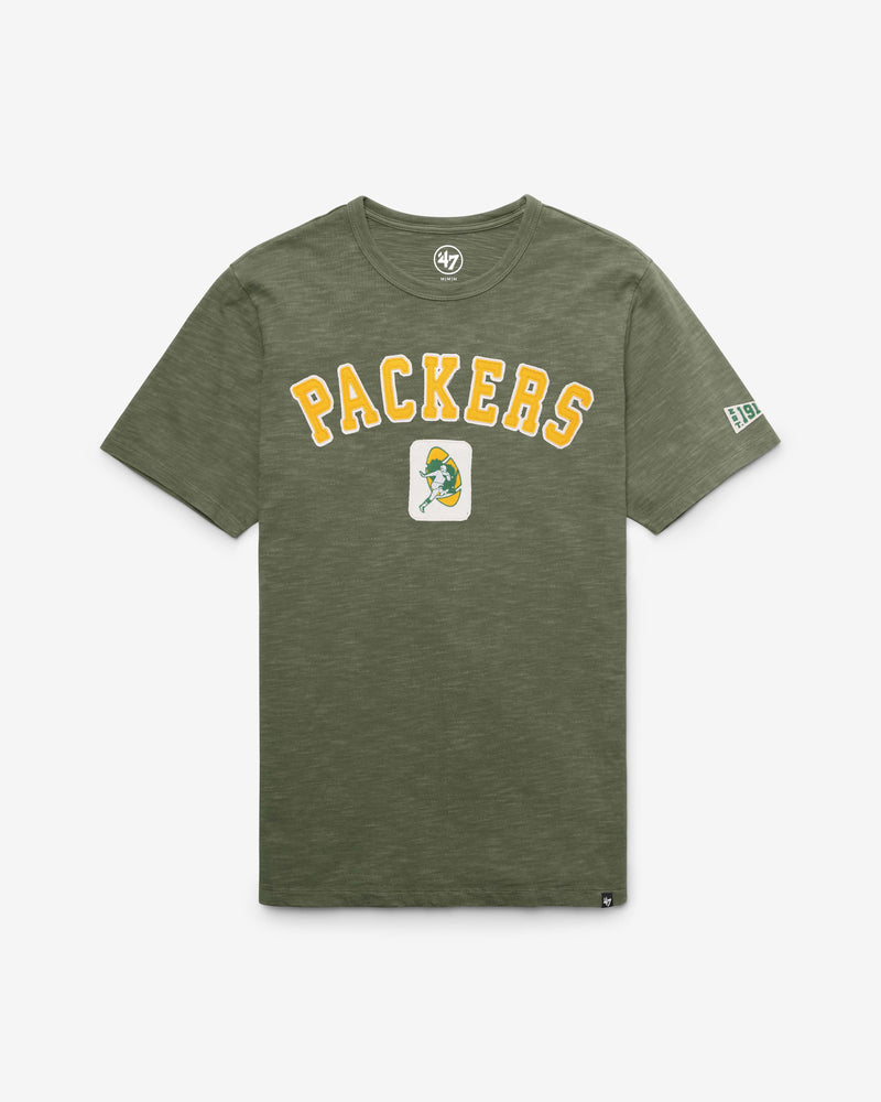 GREEN BAY PACKERS HISTORIC SEYMOORE WELL WORN '47 HEAVY SLUB TEE