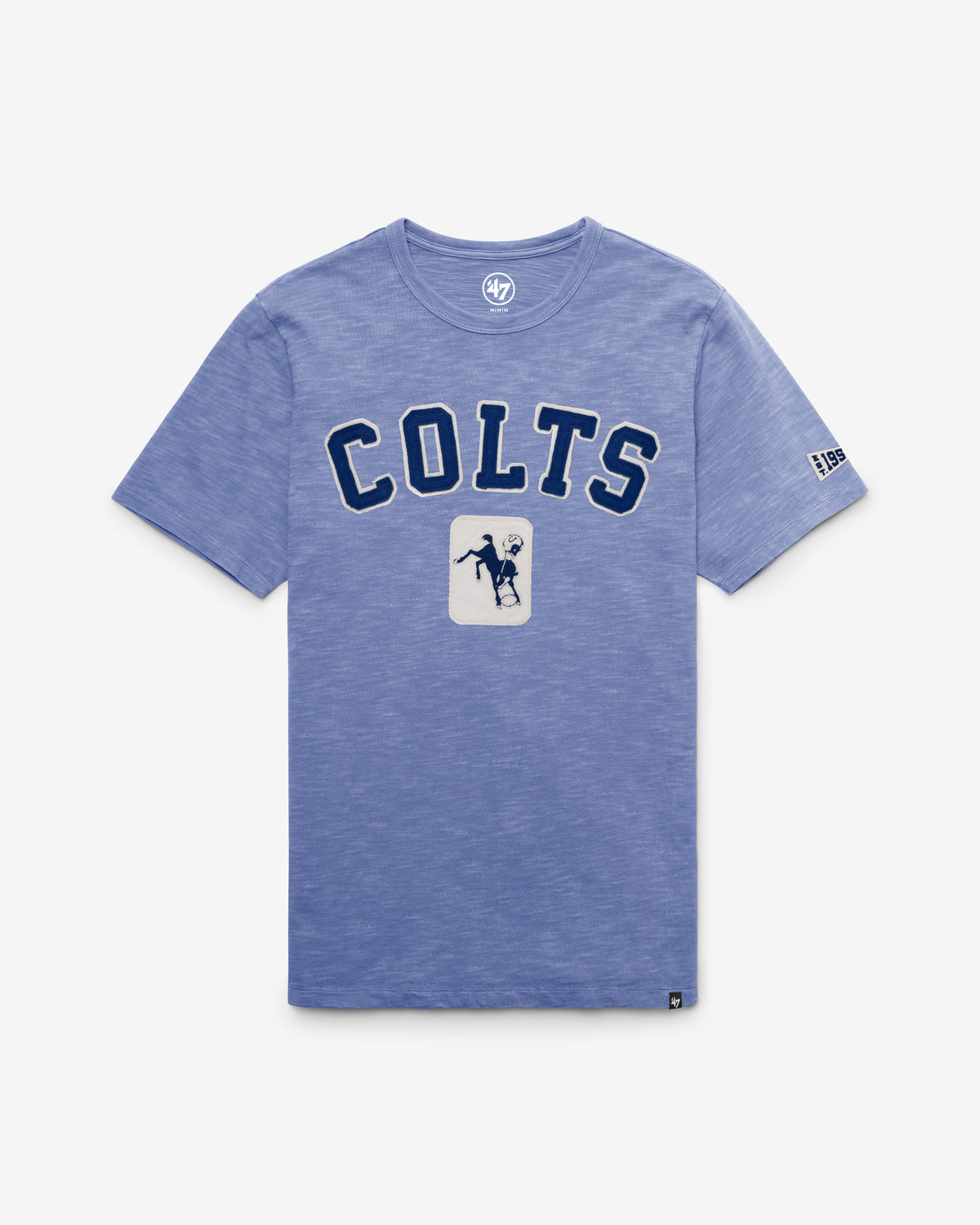 INDIANAPOLIS COLTS HISTORIC SEYMOORE WELL WORN '47 HEAVY SLUB TEE