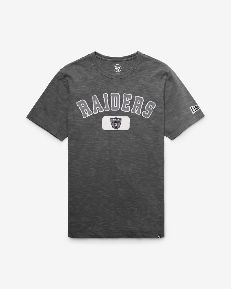 LAS VEGAS RAIDERS HISTORIC SEYMOORE WELL WORN '47 HEAVY SLUB TEE