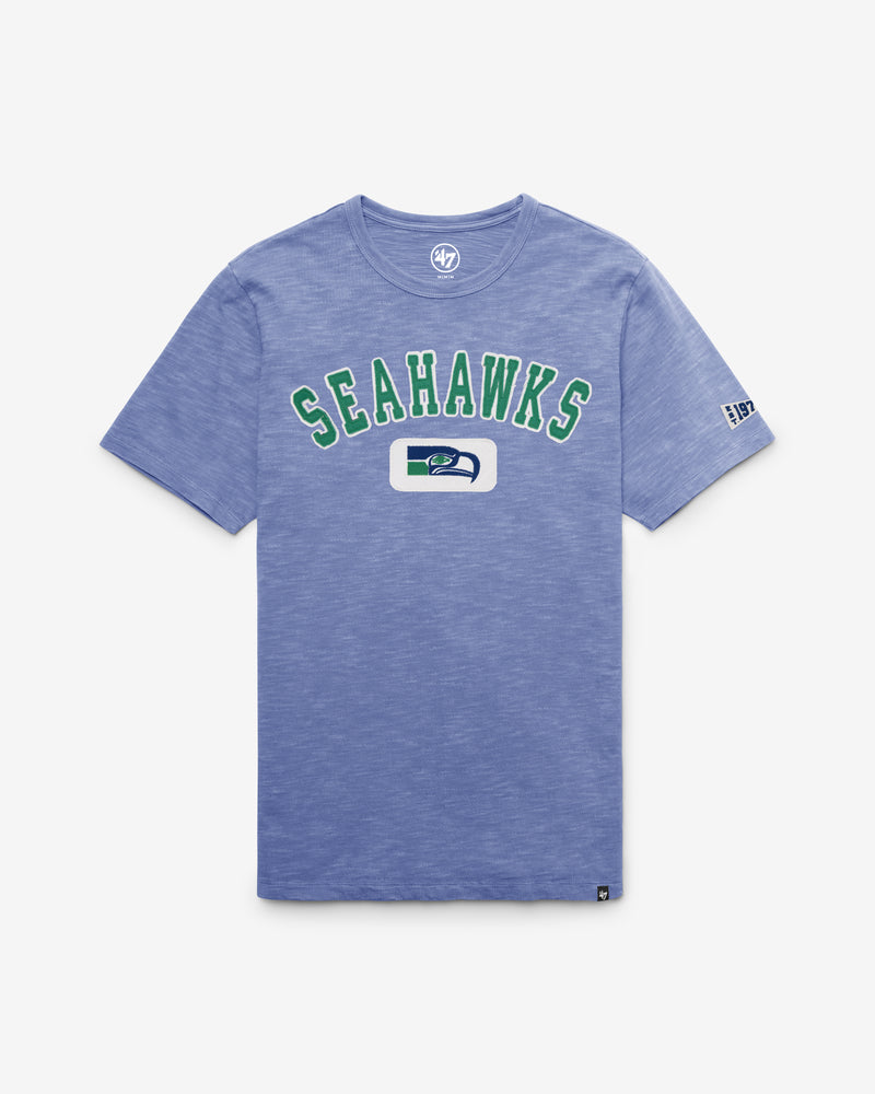 SEATTLE SEAHAWKS HISTORIC SEYMOORE WELL WORN '47 HEAVY SLUB TEE