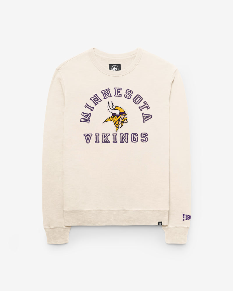 MINNESOTA VIKINGS CALDERWOOD WELL WORN '47 FRENCH TERRY CREW