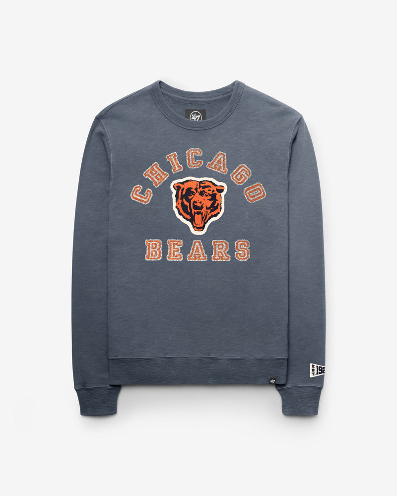 CHICAGO BEARS HISTORIC CALDERWOOD WELL WORN '47 FRENCH TERRY CREW